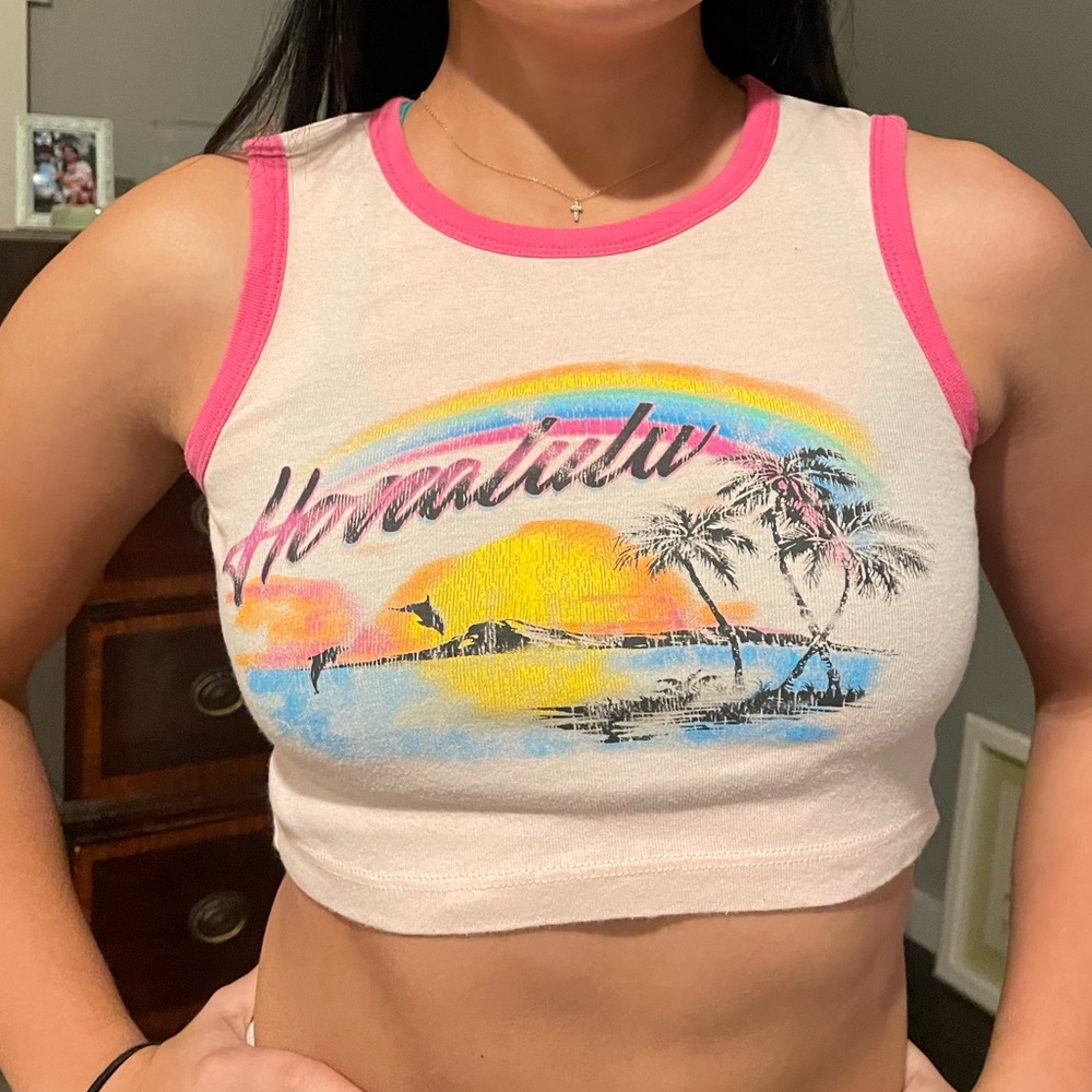 Pink tank from Brandy